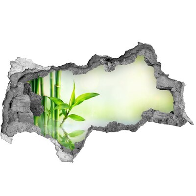 Samoprzylepna naklejka na ścianę fototapeta Zielony raj z bambusem