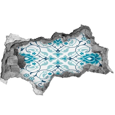 Naklejka 3D dziura na ścianę Arabski wzór