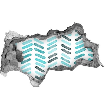 Fototapeta dziura na ścianę Wnętrze w stylu nowoczesnym