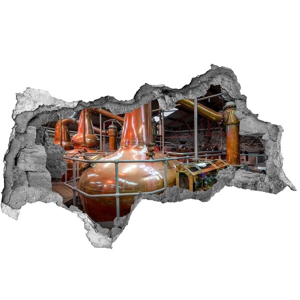 Fototapeta dziura na ścianę 3d Warzelnia