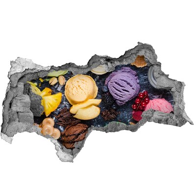 Naklejka dziura na ścianę Lodowe szaleństwo