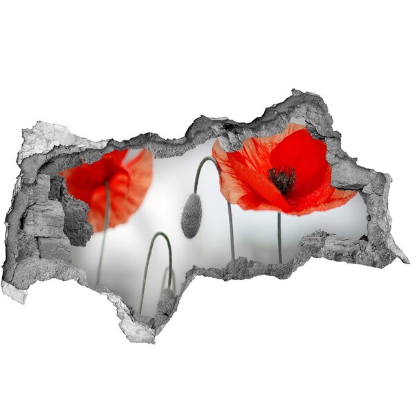 Samoprzylepna naklejka na ścianę fototapeta Maki