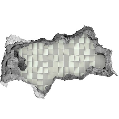 Fototapeta dziura na ścianę Nowoczesna mozaika w betonie