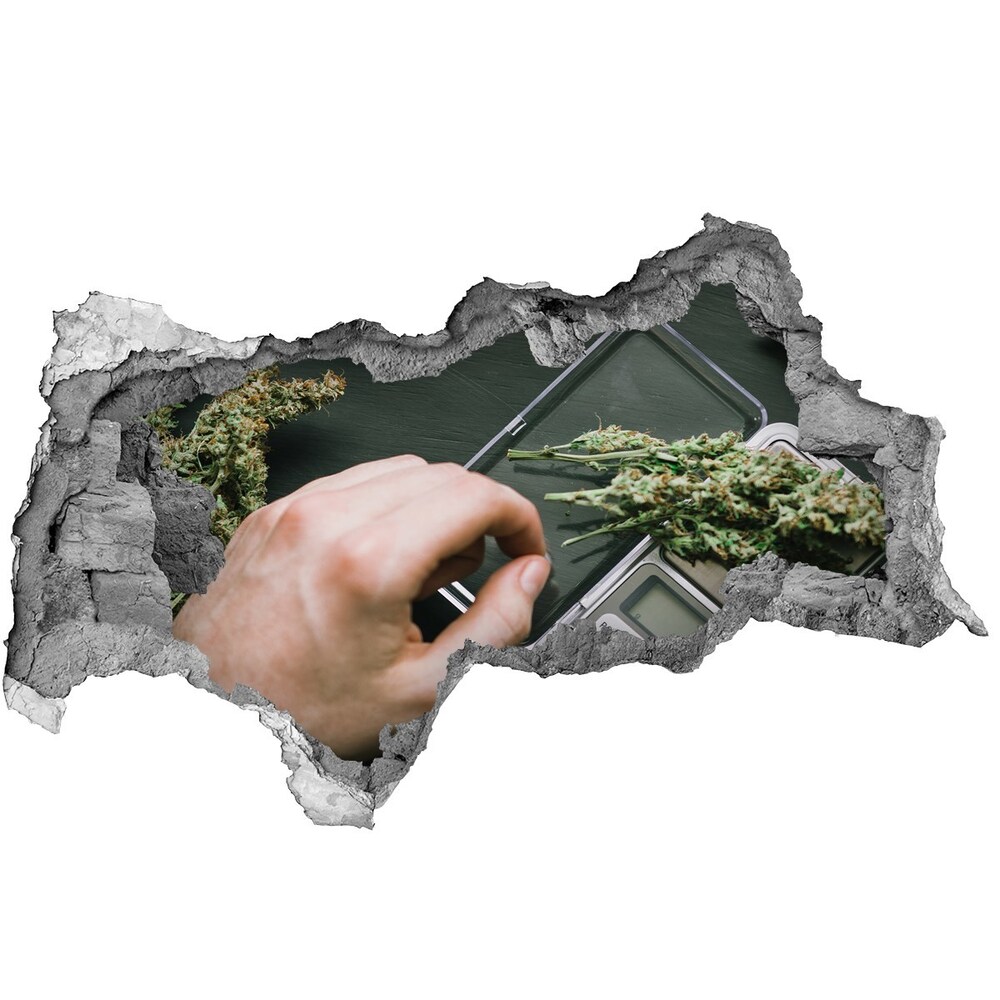 Samoprzylepna naklejka fototapeta Topy marihuany