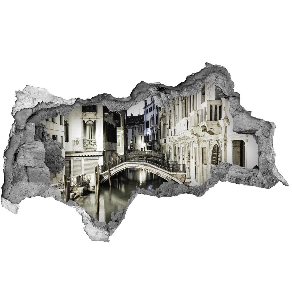 Fototapeta dziura na ścianę 3d Wenecja Włochy