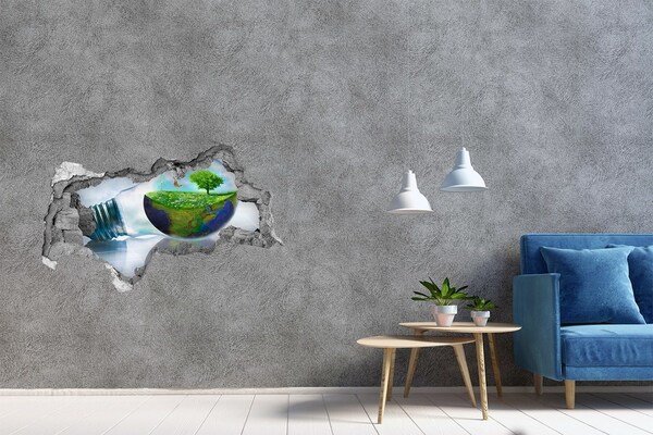 Dziura 3d fototapeta ścienna Zasoby ekologiczne