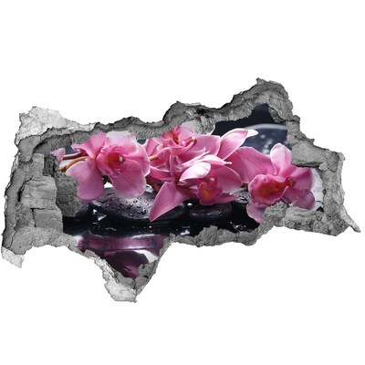 Samoprzylepna naklejka na ścianę Różowa orchidea