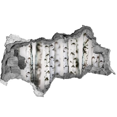 Fototapeta naklejka na ścianę Leśna oaza za ścianą