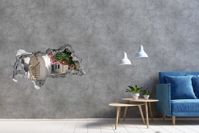Fototapeta dziura na ścianę 3d Urokliwa uliczka w Grecji