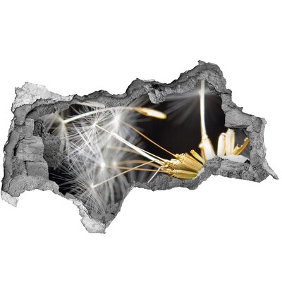 Samoprzylepna dziura na ścianę Kwiatowe marzenie przez dziurę w ścianie