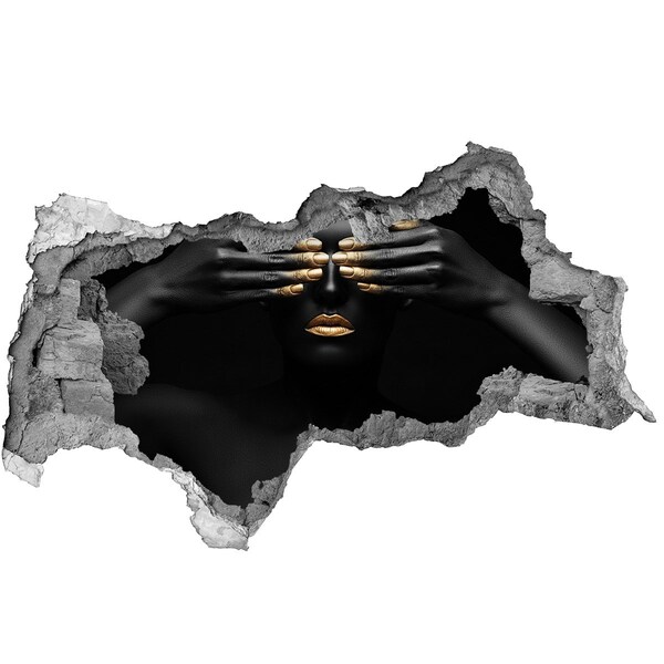 Fototapeta dziura na ścianę Zasłonięte oczy