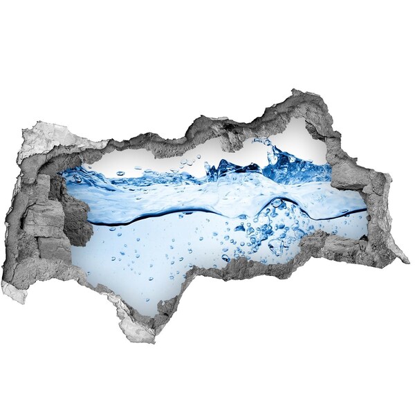 Samoprzylepna dziura na ścianę naklejka Woda