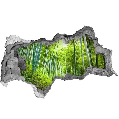 naklejka fototapeta 3D widok Las bambusowy