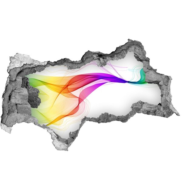 Dziura 3d fototapeta Kolorowa abstrakcja