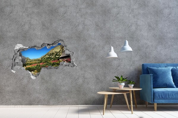 naklejka fototapeta 3D Bacówka w dolinie
