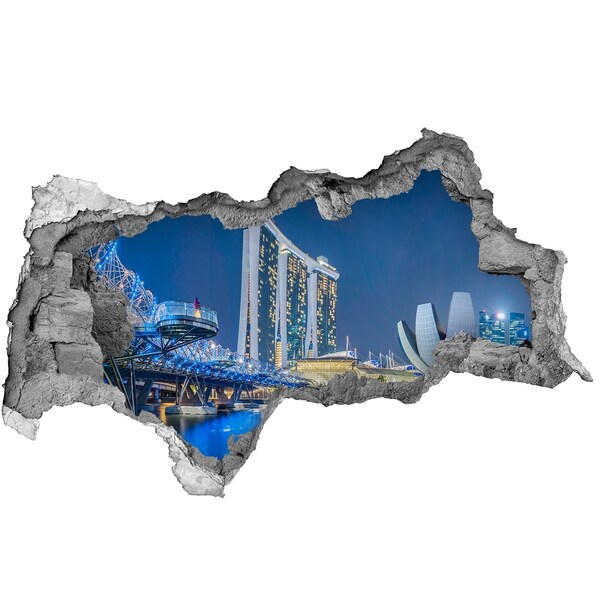 naklejka fototapeta 3D na ścianę Nowoczesna architektura Singapuru