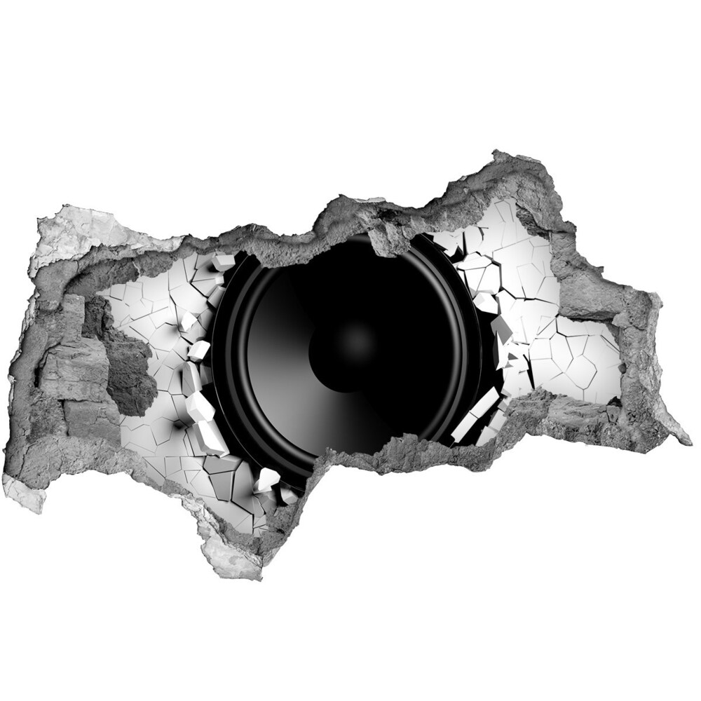 Dziura 3d fototapeta na ścianę naklejka Głośnik
