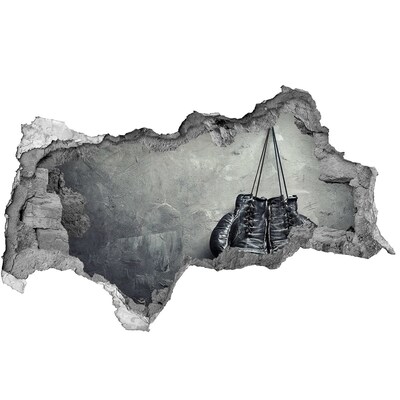 Fototapeta dziura na ścianę 3d Ringside Boxing Gloves