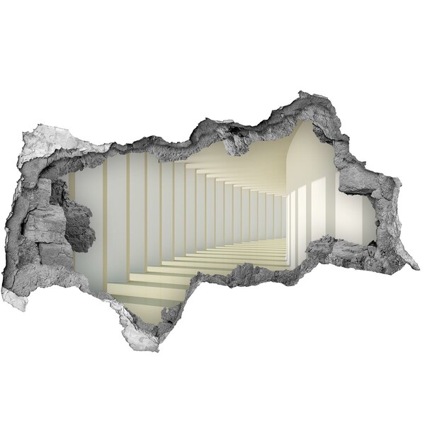 Fototapeta dziura na ścianę 3d naklejka Iluzja nieskończonej przestrzeni