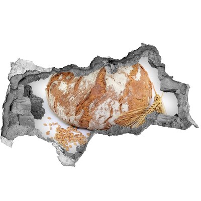 Naklejka 3D dziura okleina Chleb i pszenica