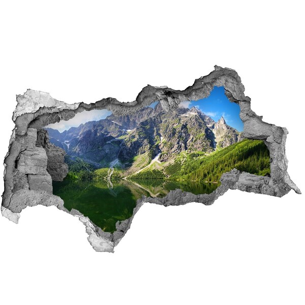 naklejka fototapeta 3D Morskie oko Tatry