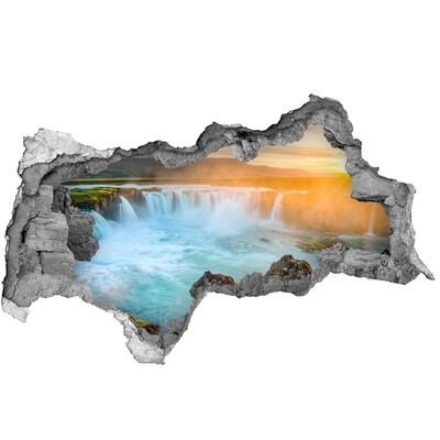 naklejka fototapeta 3D widok beton Wodospad