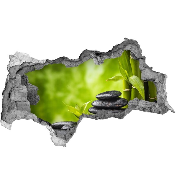 Samoprzylepna dziura naklejka Oaza spokoju z kamieniami