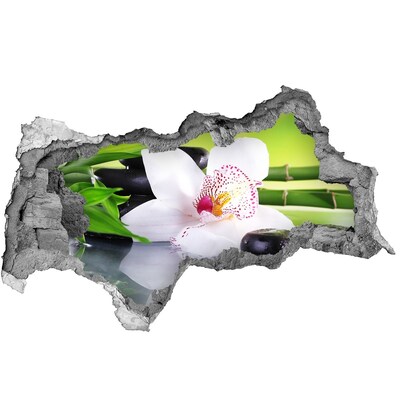 Samoprzylepna dziura na ścianę naklejka Kwiatowa oaza spokoju