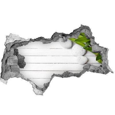 Samoprzylepna dziura na ścianę naklejka Zielona oaza w betonie