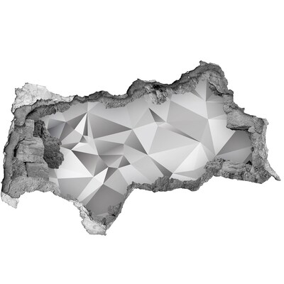 Dziura 3d fototapeta na ścianę Skrzący się diamentowy skarb