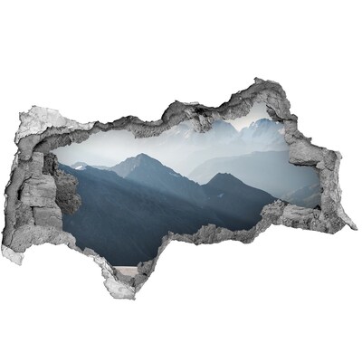 naklejka fototapeta 3D widok Górskie szczyty