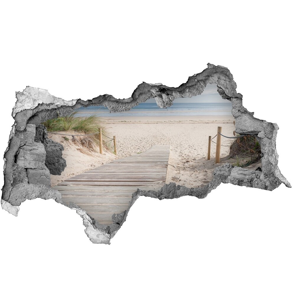 naklejka fototapeta 3D widok beton Plaża