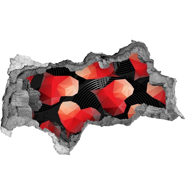 Fotoobraz dziura na ścianę Geometria w Złomie