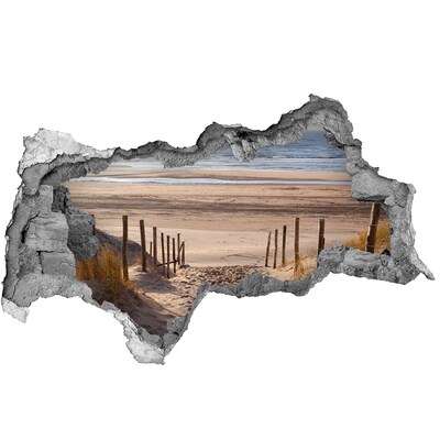 naklejka fototapeta 3D widok Nadmorskie wydmy