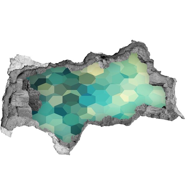 Dziura 3d fototapeta na ścianę Zatopione wody oceanu