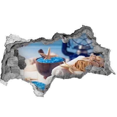 Fototapeta dziura na ścianę Relaks w spa nad morzem