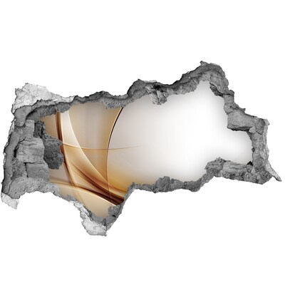 Dziura 3d fototapeta naklejka Abstrakcyjna przestrzeń za ścianą