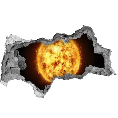 Foto zdjęcie dziura na ścianę Słońce