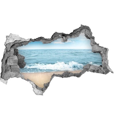 naklejka fototapeta 3D widok beton Plaża