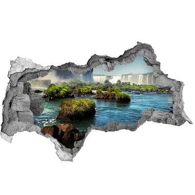 naklejka fototapeta 3D widok Wodospad Igazu