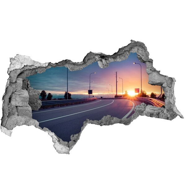 naklejka fototapeta 3D widok Autostrada