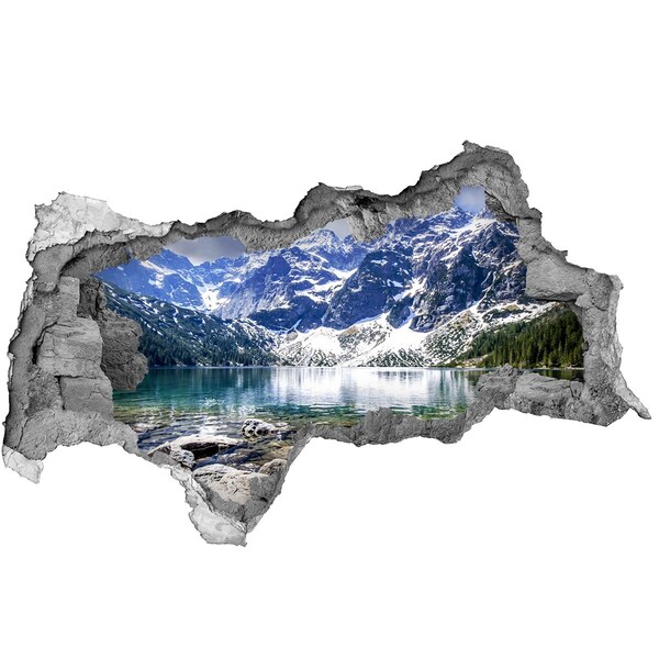 naklejka fototapeta 3D Morskie oko Tatry