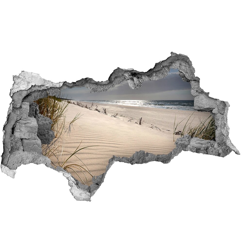 naklejka fototapeta 3D widok Mrzeżyno plaża
