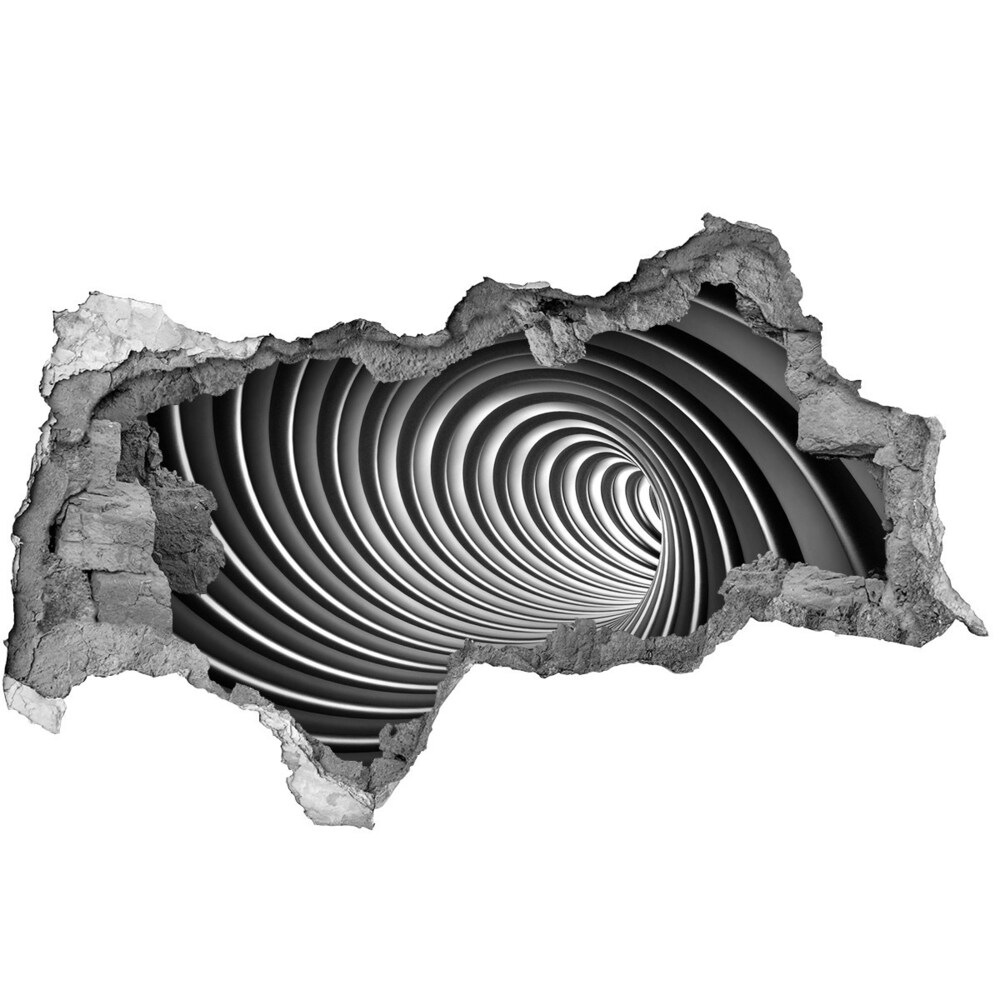 Samoprzylepna dziura ścienna 3D Abstrakcja wir