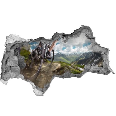 Foto zdjęcie dziura na ścianę Kolarstwo górskie
