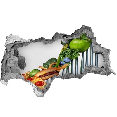 Samoprzylepna naklejka Kulinarny świat za ścianą