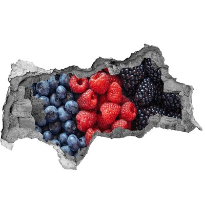 Samoprzylepna naklejka beton Owocowy raj w murze