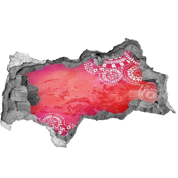 Samoprzylepna dziura ścienna 3D Kolorowa dziura w ścianie