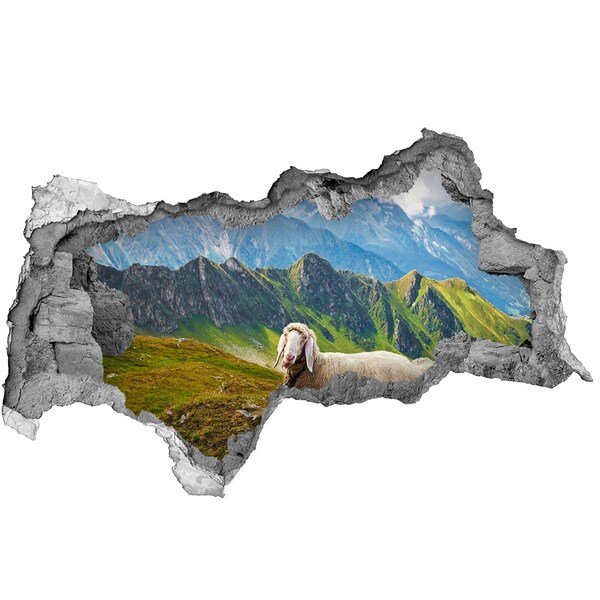 naklejka fototapeta 3D na ścianę Owce w Alpach