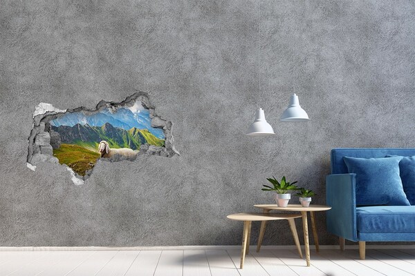 naklejka fototapeta 3D na ścianę Owce w Alpach